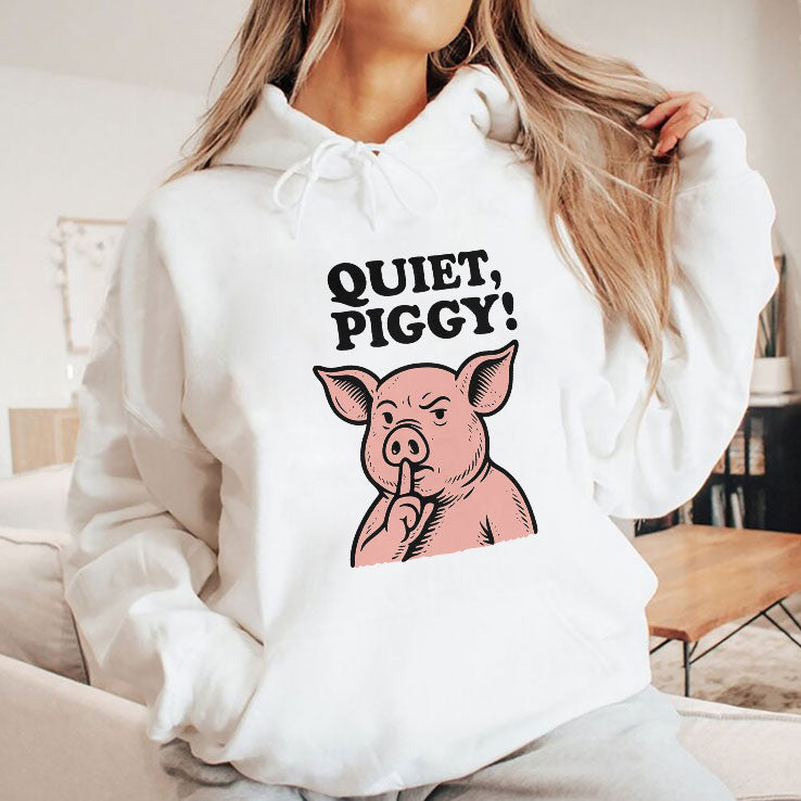 Quiet Piggy Satirical Trump T Shirt