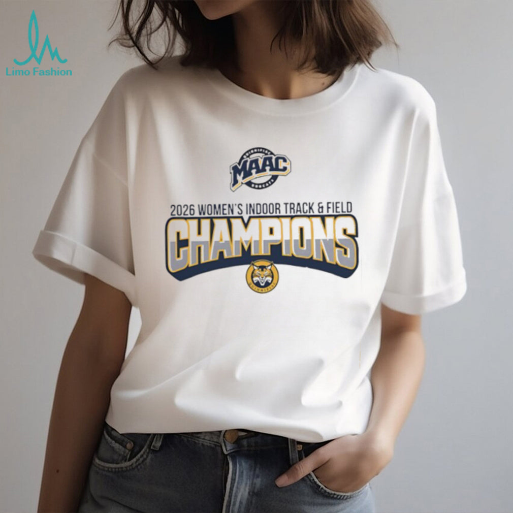 Quinnipiac Bobcats 2026 MAAC Women’s Indoor Track & Field Champions T Shirt