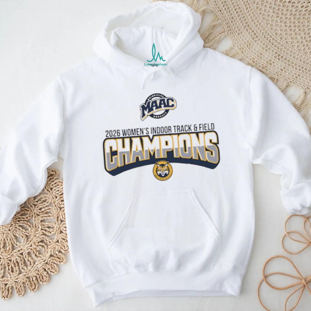 Quinnipiac Bobcats 2026 MAAC Women’s Indoor Track & Field Champions T Shirt