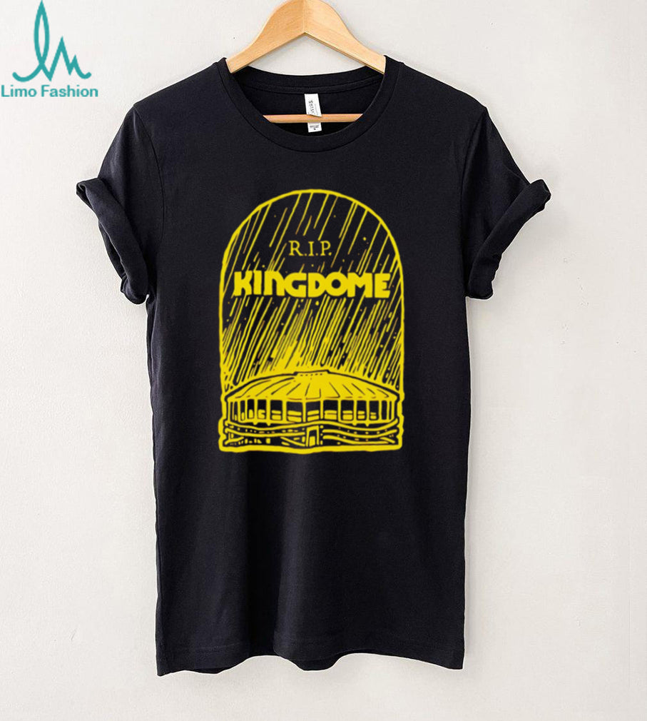 R.I.P. Kingdome Seattle Baseball Stadium Memorial Vintage Retro Souvenir Men Sports Fans T Shirt