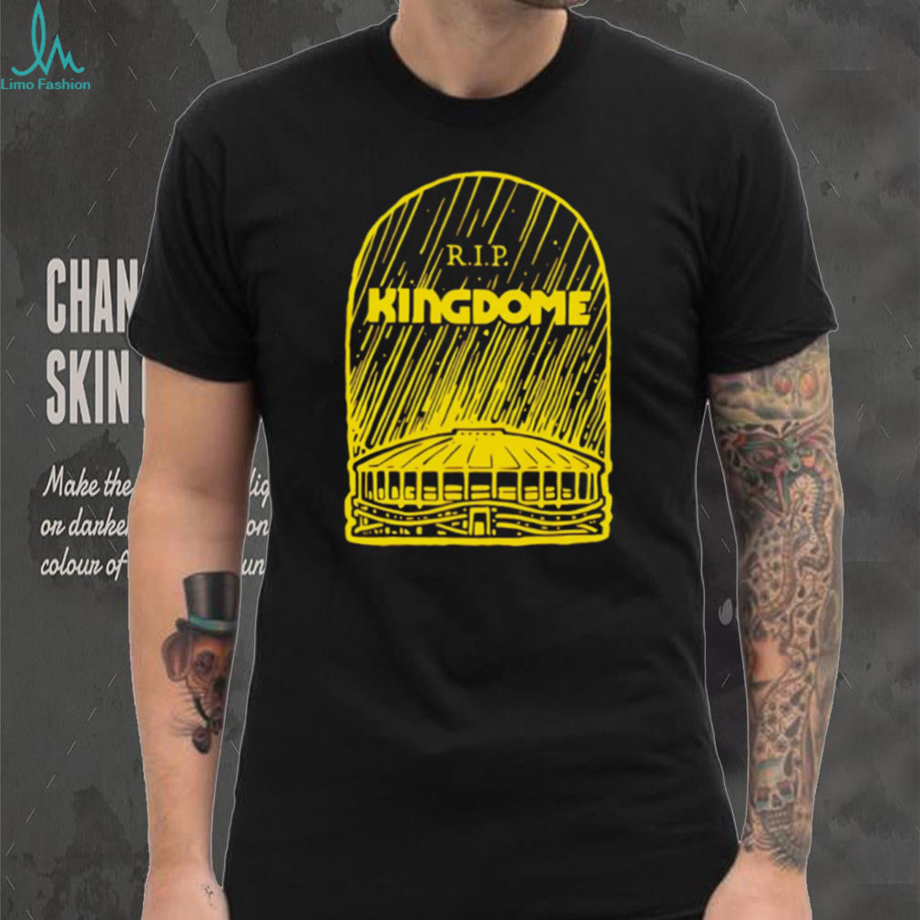R.I.P. Kingdome Seattle Baseball Stadium Memorial Vintage Retro Souvenir Men Sports Fans T Shirt