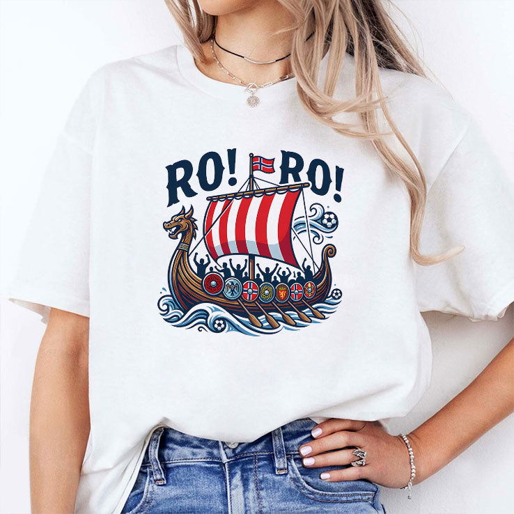 RO! RO! Norway Viking Football T Shirt