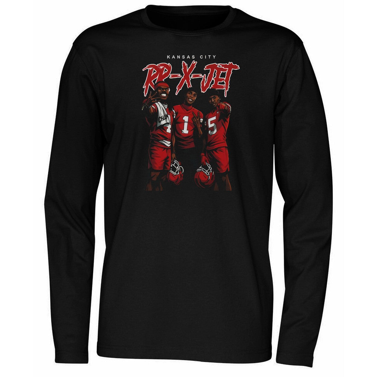 RR-X-JET Rashee Rice Xavier Worthy and Hollywood Brown Shirt