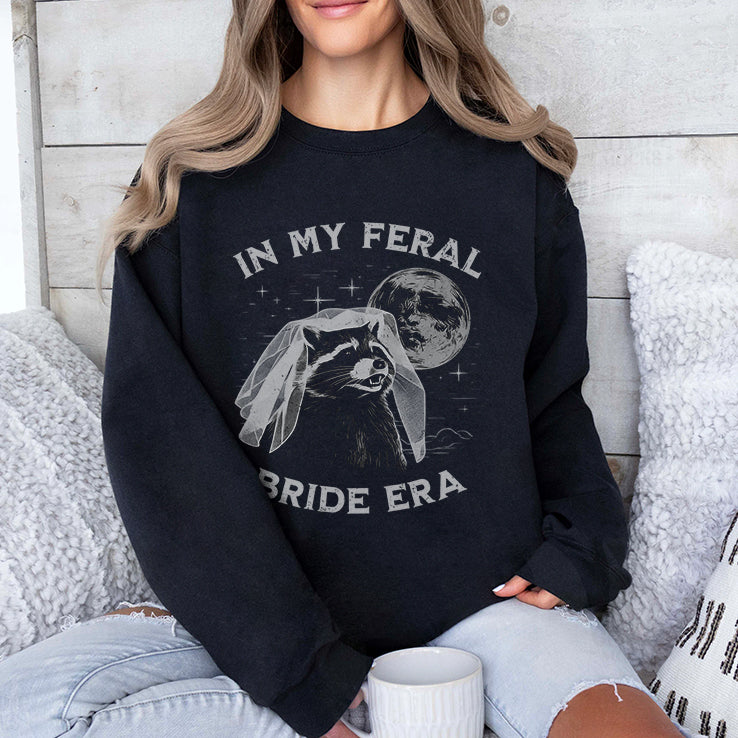 Raccoon In My Feral Bride Era T Shirt
