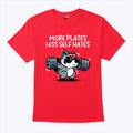 Raccoon More Plates Less Self Hates T Shirt