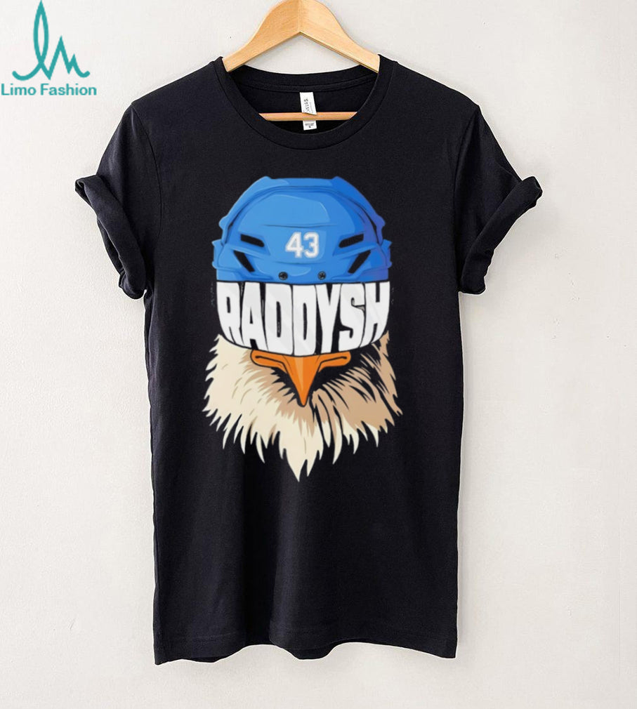 Raddysh #43 Hockey Helmet Bald Eagle Mascot Sports Graphic T Shirt