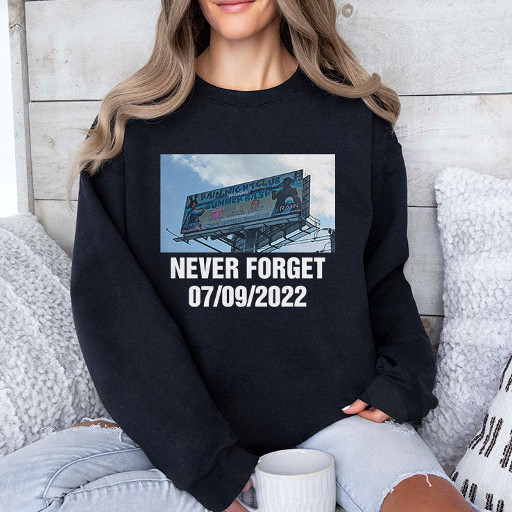 Rain Nightclub Summer Bash Never Forget 7 9 2022 T Shirt