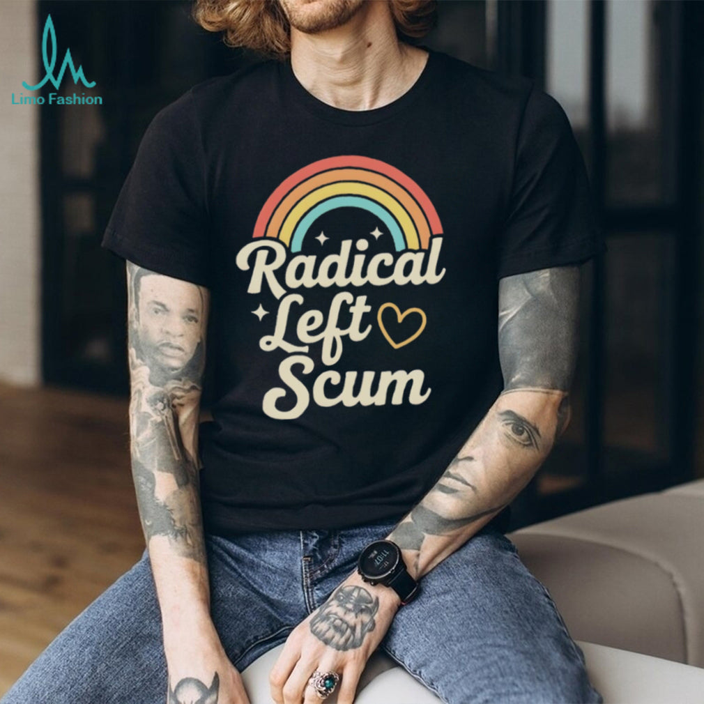 Rainbow radical left scum LGBT Pride Month 2026 shirt