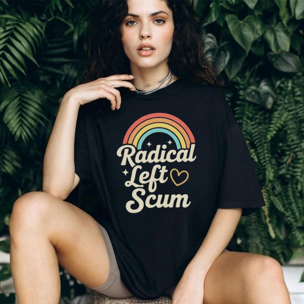 Rainbow radical left scum LGBT Pride Month 2026 shirt