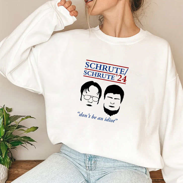 Rainn Wilson Schrute 24 Don’t Be An Idiot Shirt