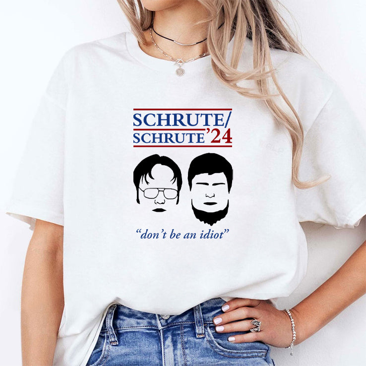 Rainn Wilson Schrute 24 Don’t Be An Idiot Shirt