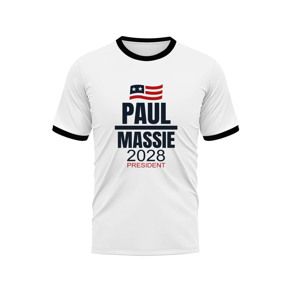 Rand Paul Thomas Massie For President 2028 Ringer Tee