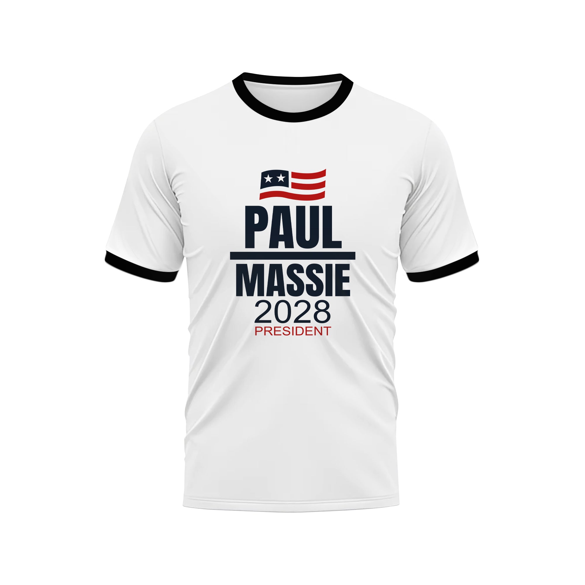 Rand Paul Thomas Massie For President 2028 Ringer Tee