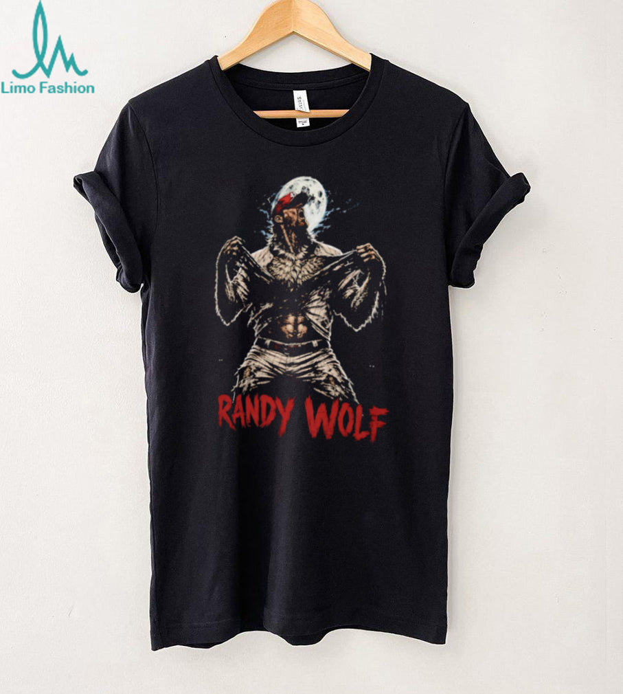 Randy Wolf Werewolf Philadelphia Phillies Moon Transformation shirt