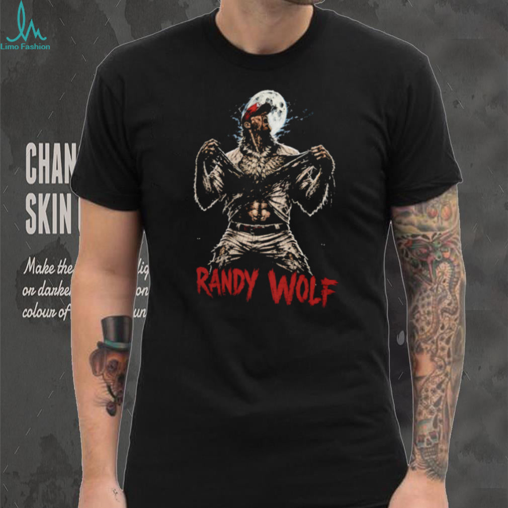 Randy Wolf Werewolf Philadelphia Phillies Moon Transformation shirt