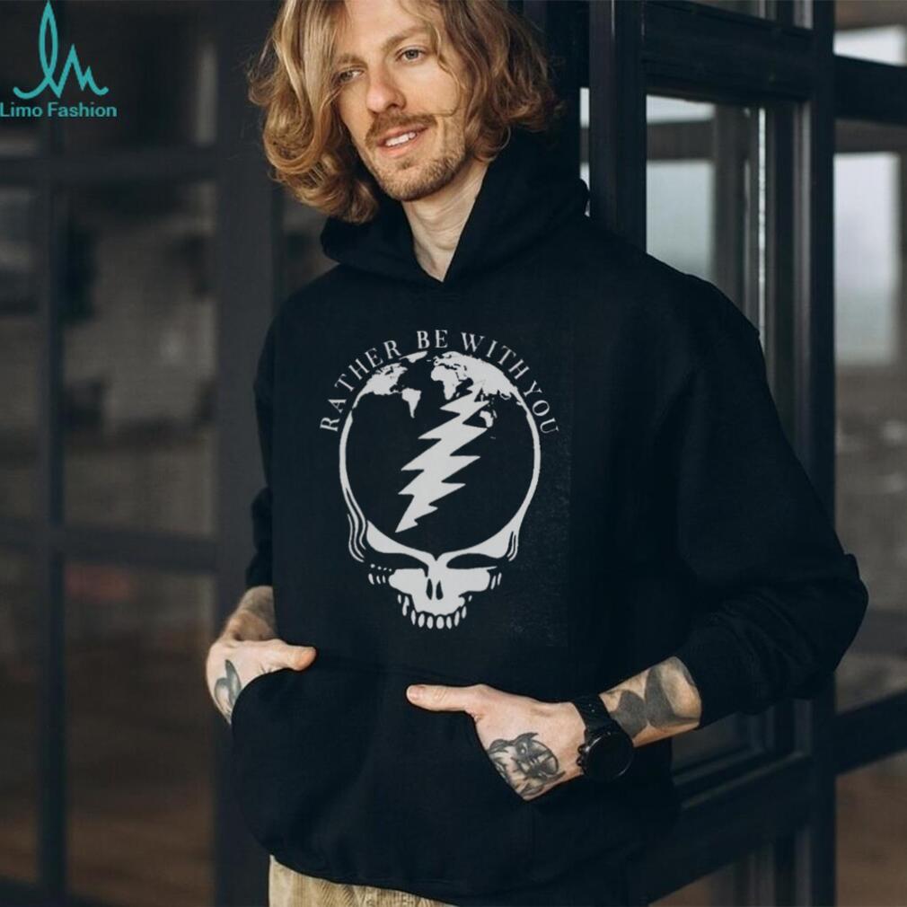 Rather Be With You Grateful Dead Inspired Steal Your Face World Map Tee