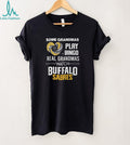 Real Grandmas Watch Buffalo Sabres Hockey Sparkle Heart Sports Fan T Shirt