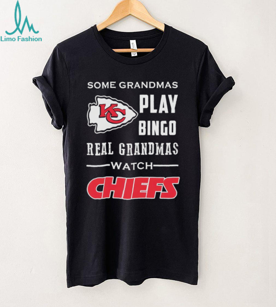 Real Grandmas Watch Chiefs Kansas City Football Fan T Shirt