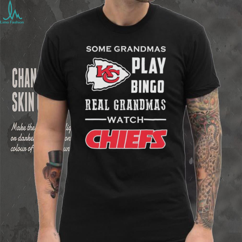Real Grandmas Watch Chiefs Kansas City Football Fan T Shirt