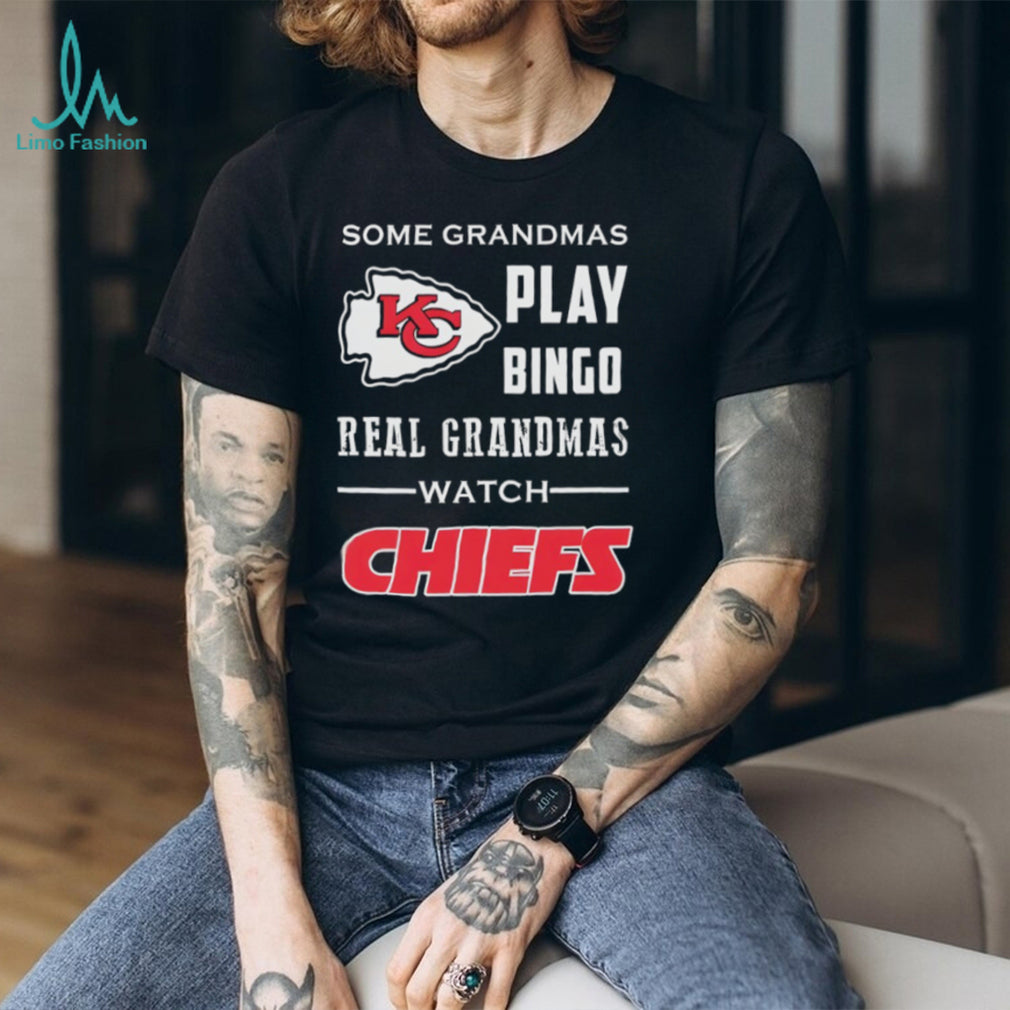 Real Grandmas Watch Chiefs Kansas City Football Fan T Shirt