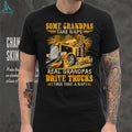 Real Grandpas Drive Trucks Then Take A Nap Semi Trucker T Shirt