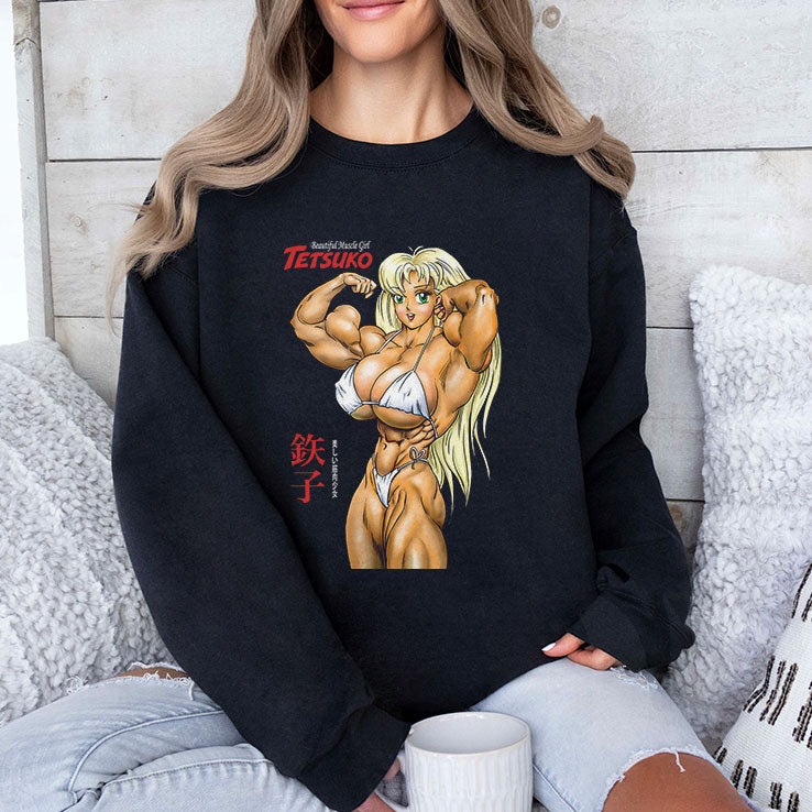 Really Muscle Girl Tetsuko T Shirt