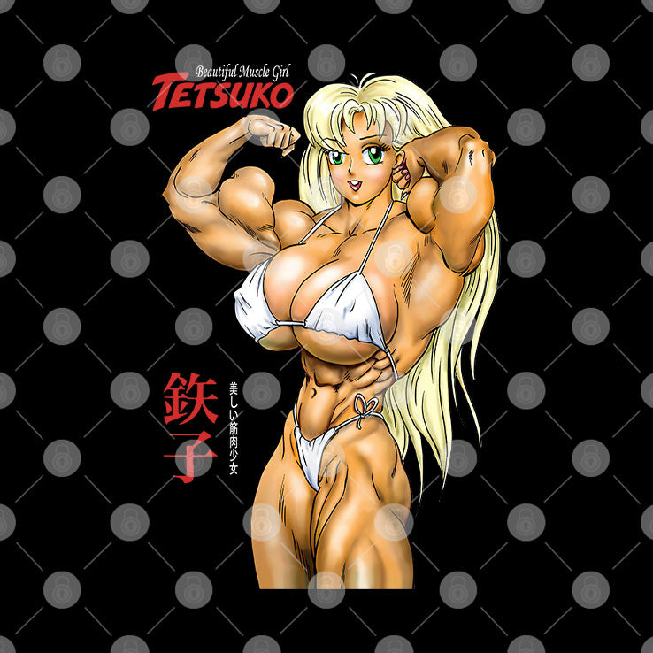 Really Muscle Girl Tetsuko T Shirt