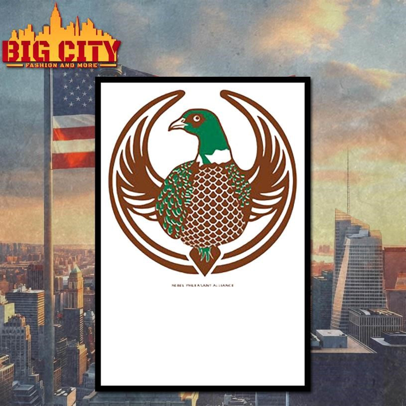 Rebel pheasant alliance heavyweight shirt