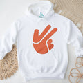 Red Hand Gesture West Coast Sign Urban Style Graphic T Shirt