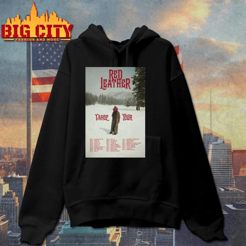Red Leather Tahoe World Tour 2026 Poster Shirt