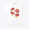 Red Poppy Floral Fuck Trump T Shirt