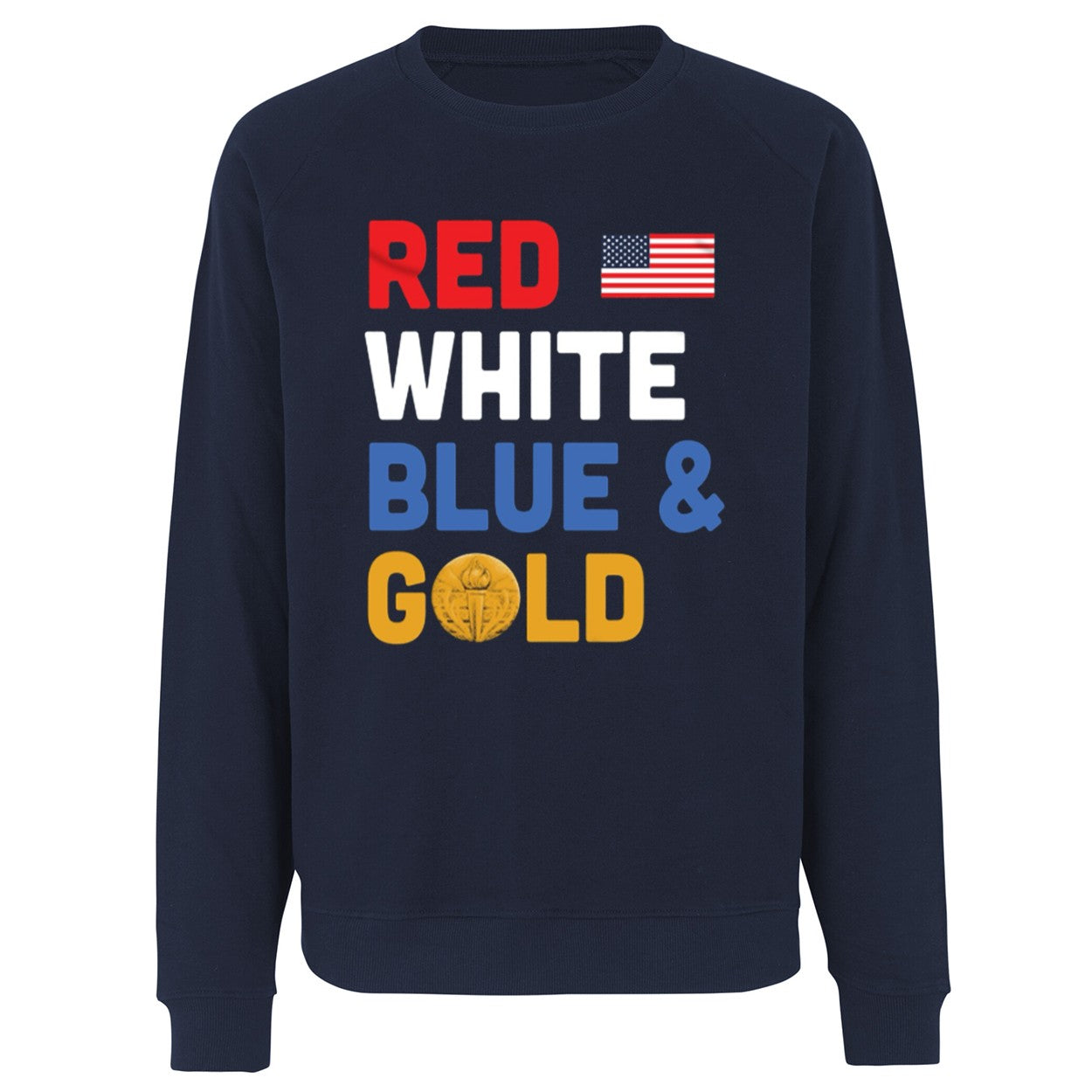 Red White Blue Gold Team Usa Win Olympics Forever Shirt
