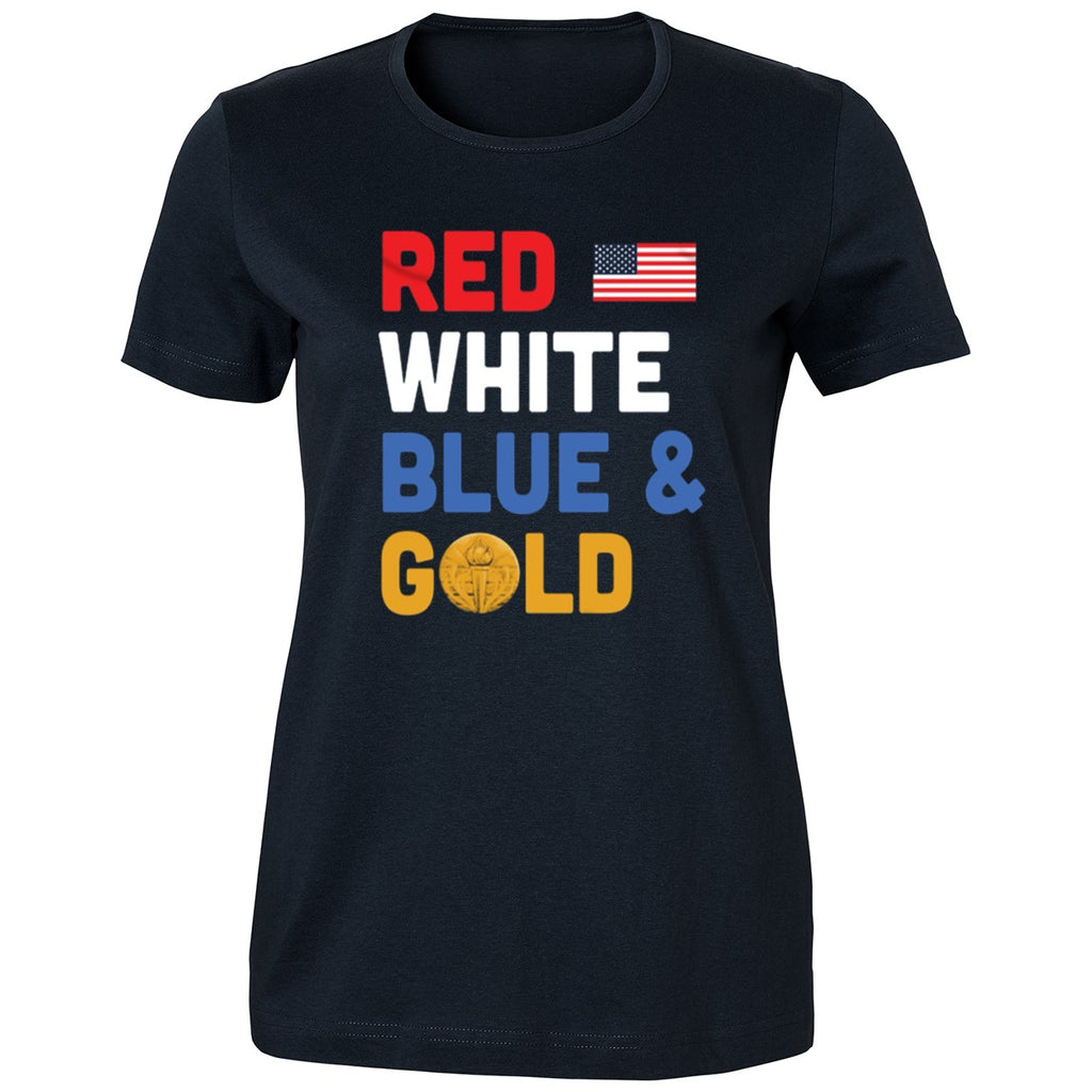 Red White Blue Gold Team Usa Win Olympics Forever Shirt