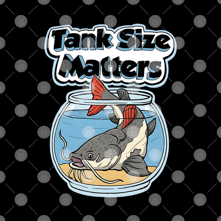 Redtail Catfish Tank Size Matters T Shirt