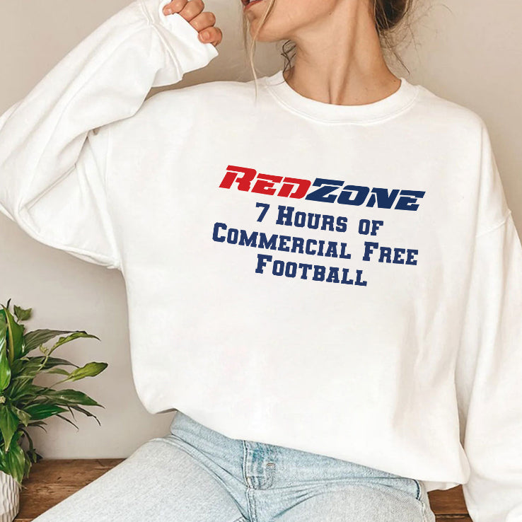 Redzone 7 Hours Of Commercial Free Football T Shirt