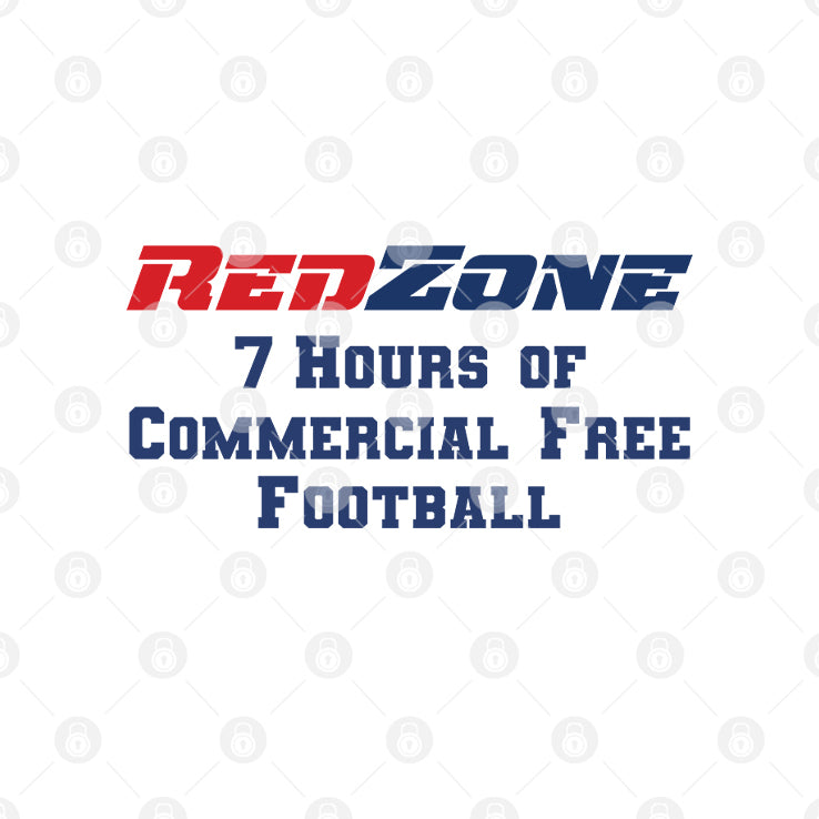 Redzone 7 Hours Of Commercial Free Football T Shirt