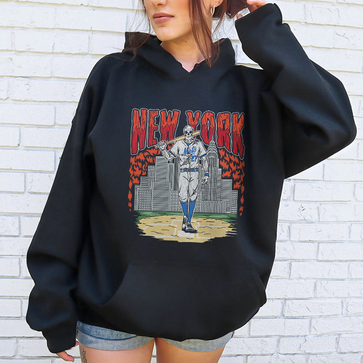 Reed Garrett New York Mets Skull Shirt