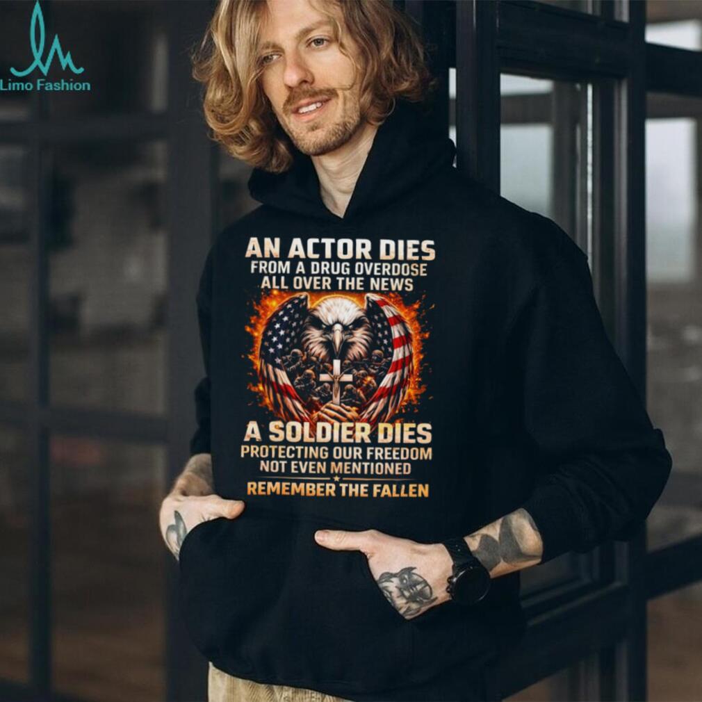 “Remember the Fallen” American Soldier vs Actor Tribute Tee