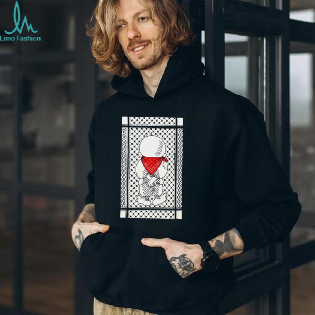 Renaud Pro Palestine Handala Keffiyeh shirt
