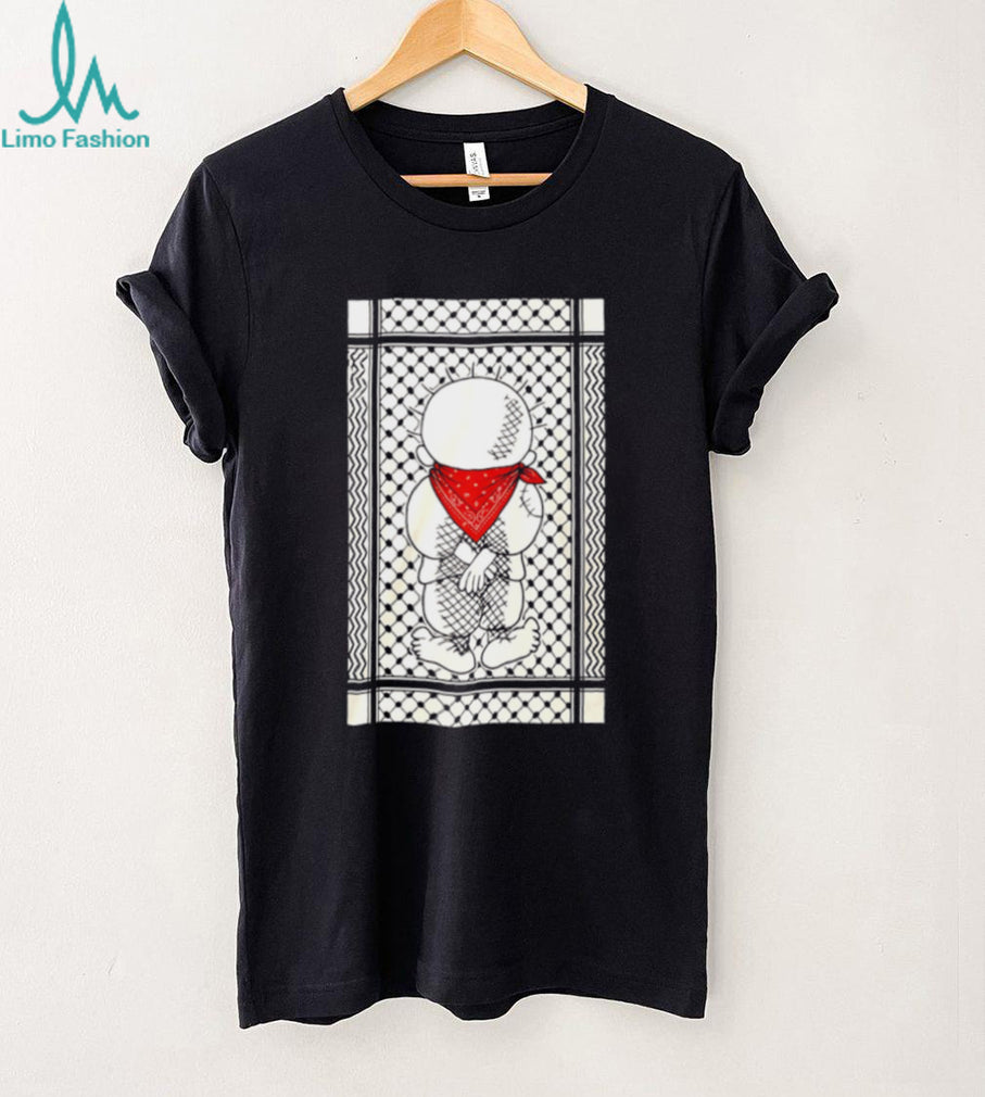 Renaud Pro Palestine Handala Keffiyeh shirt