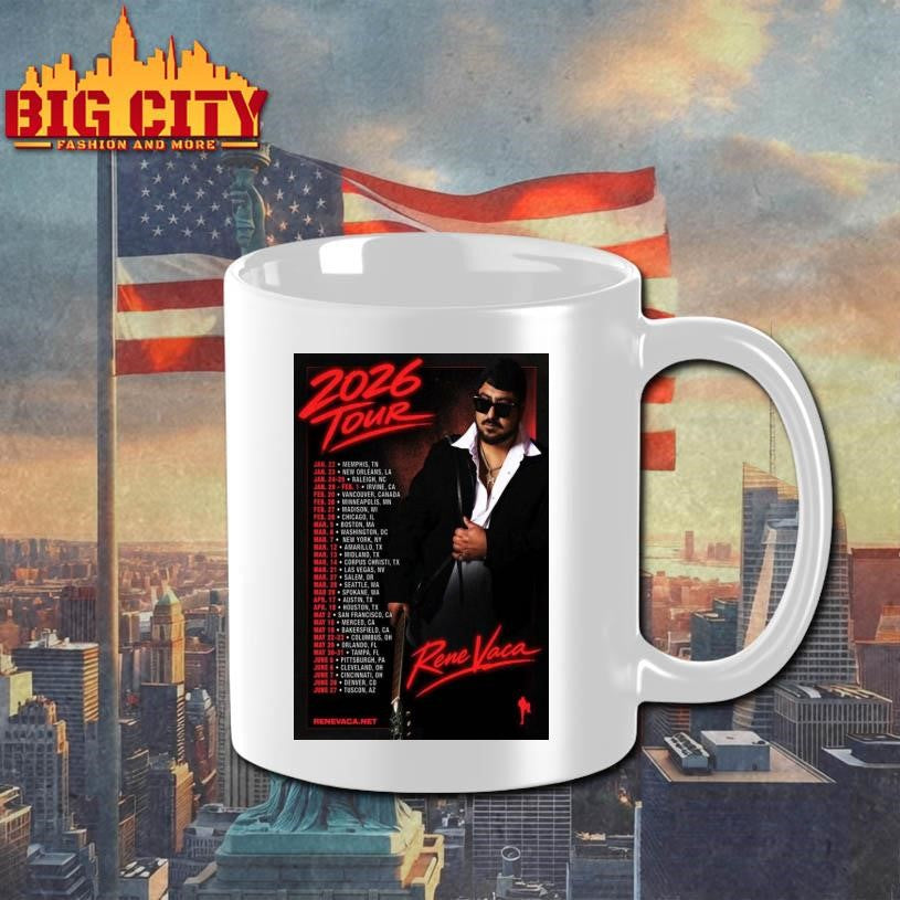 Rene Vaca 2026 Tour Poster Shirt