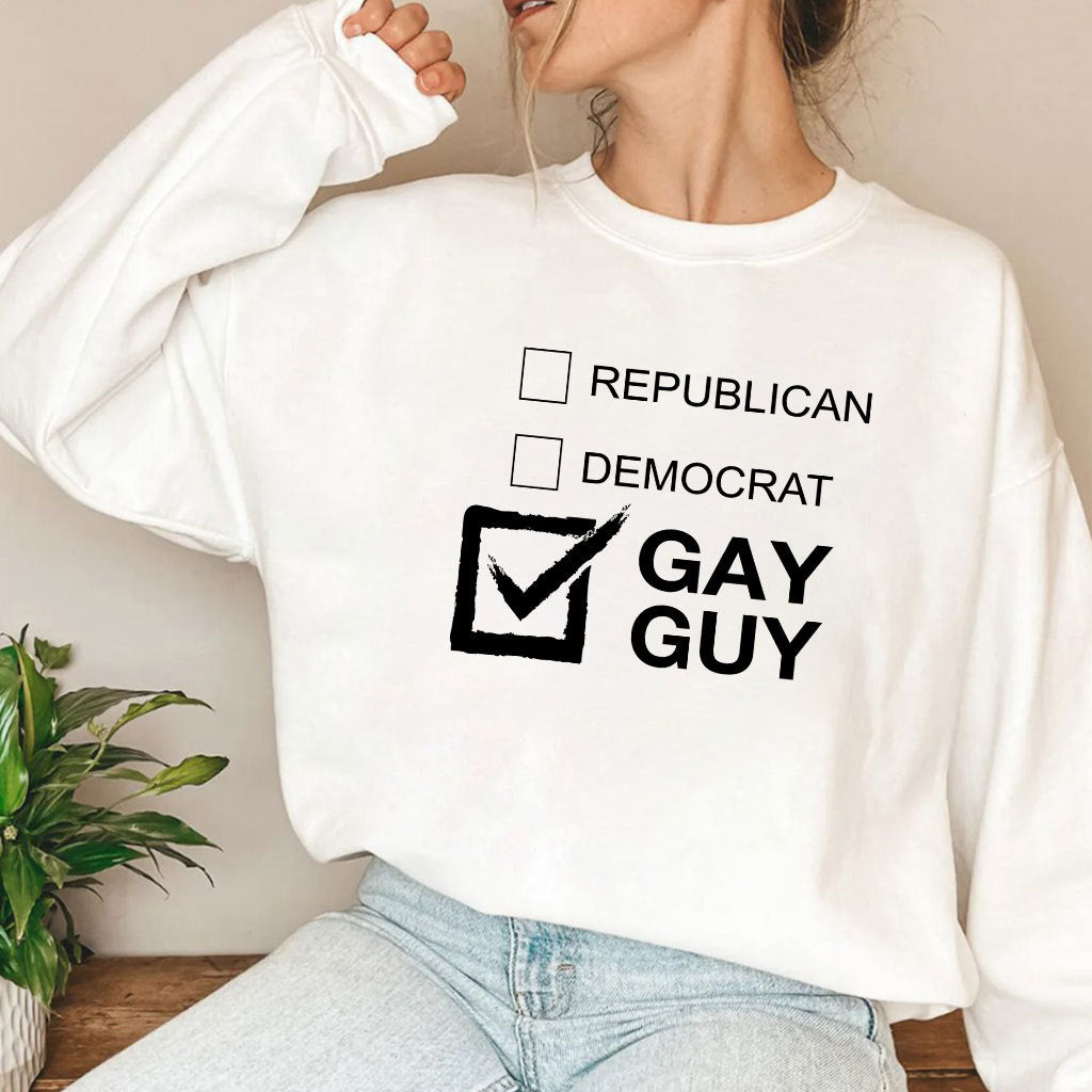 Republican Democrat Gay Guy T Shirt