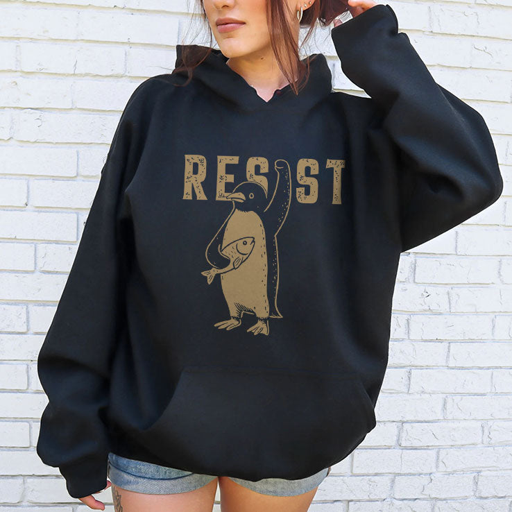 Resist Penguin Against Trump T Shirt