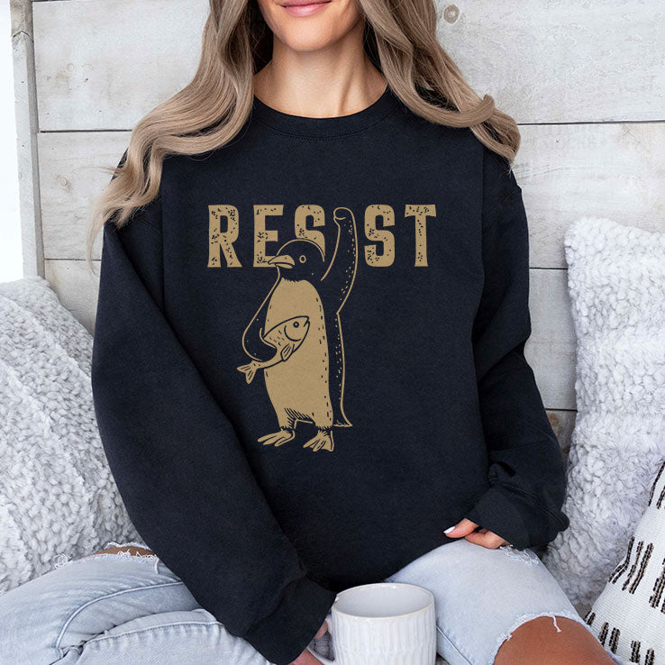 Resist Penguin Against Trump T Shirt