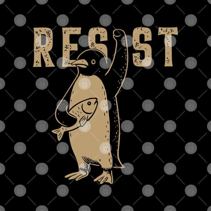 Resist Penguin Against Trump T Shirt