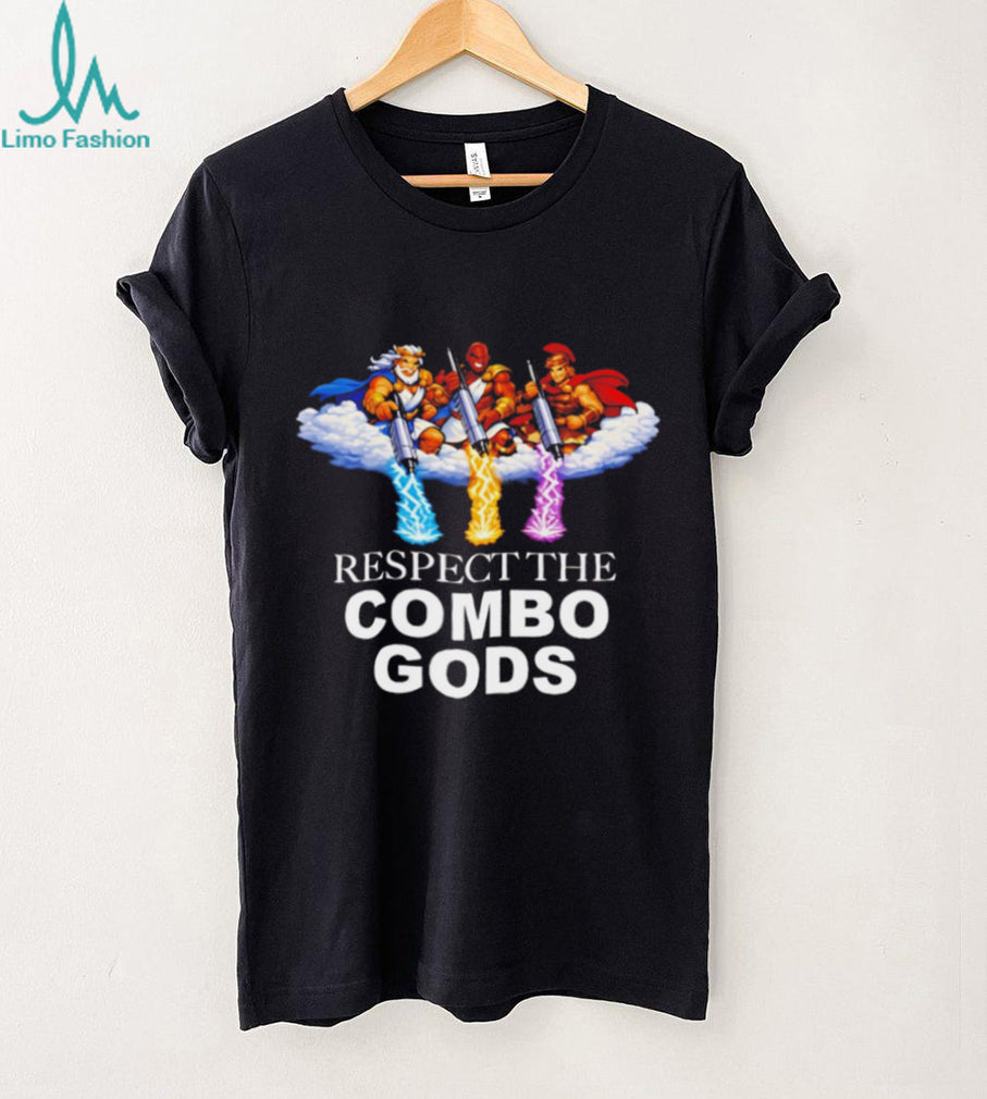 Respect The Combo Gods Retro Arcade Gaming T Shirt