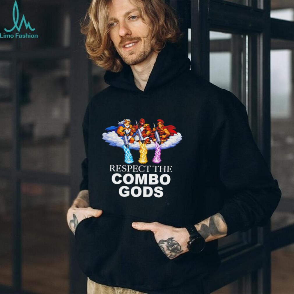 Respect The Combo Gods Retro Arcade Gaming T Shirt