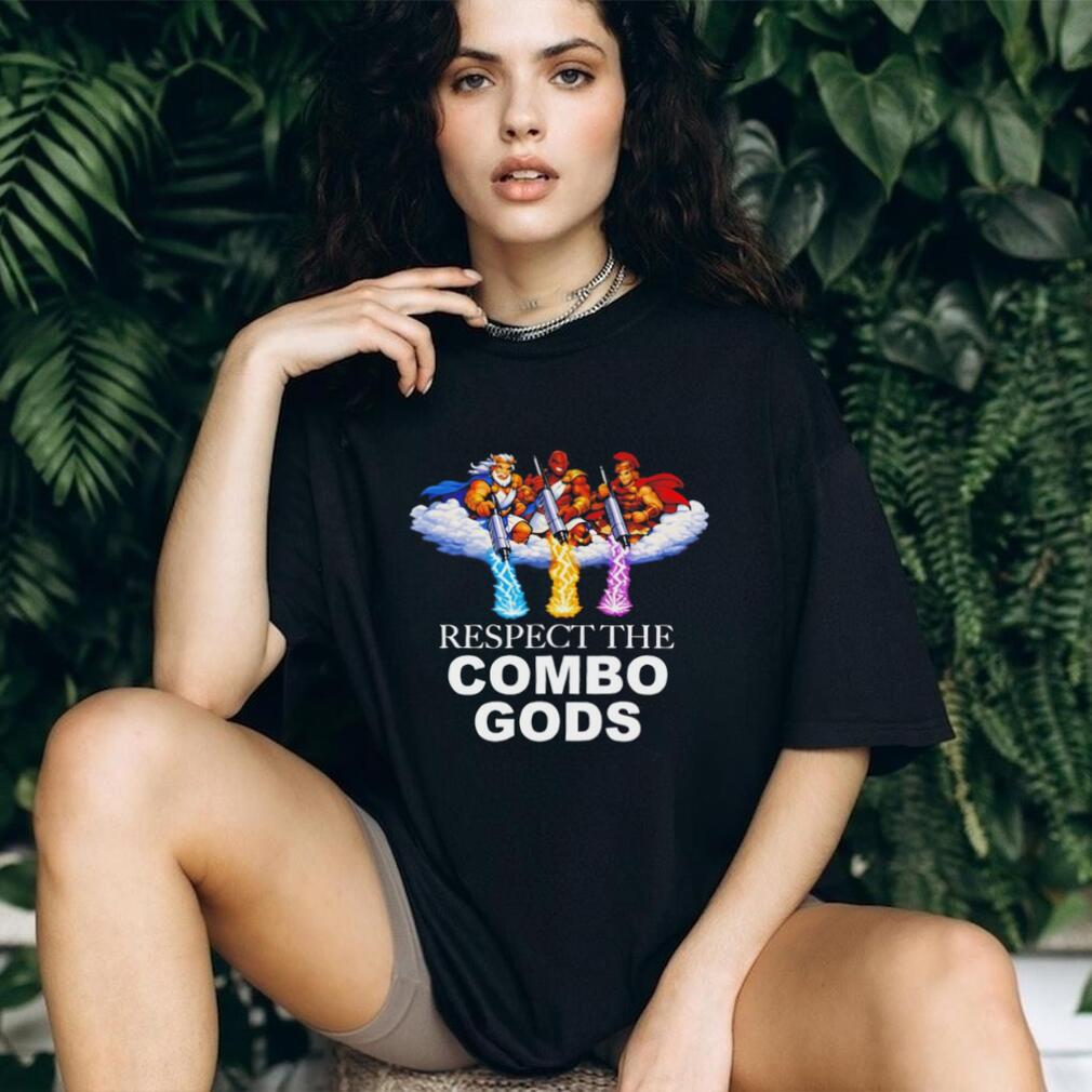Respect The Combo Gods Retro Arcade Gaming T Shirt