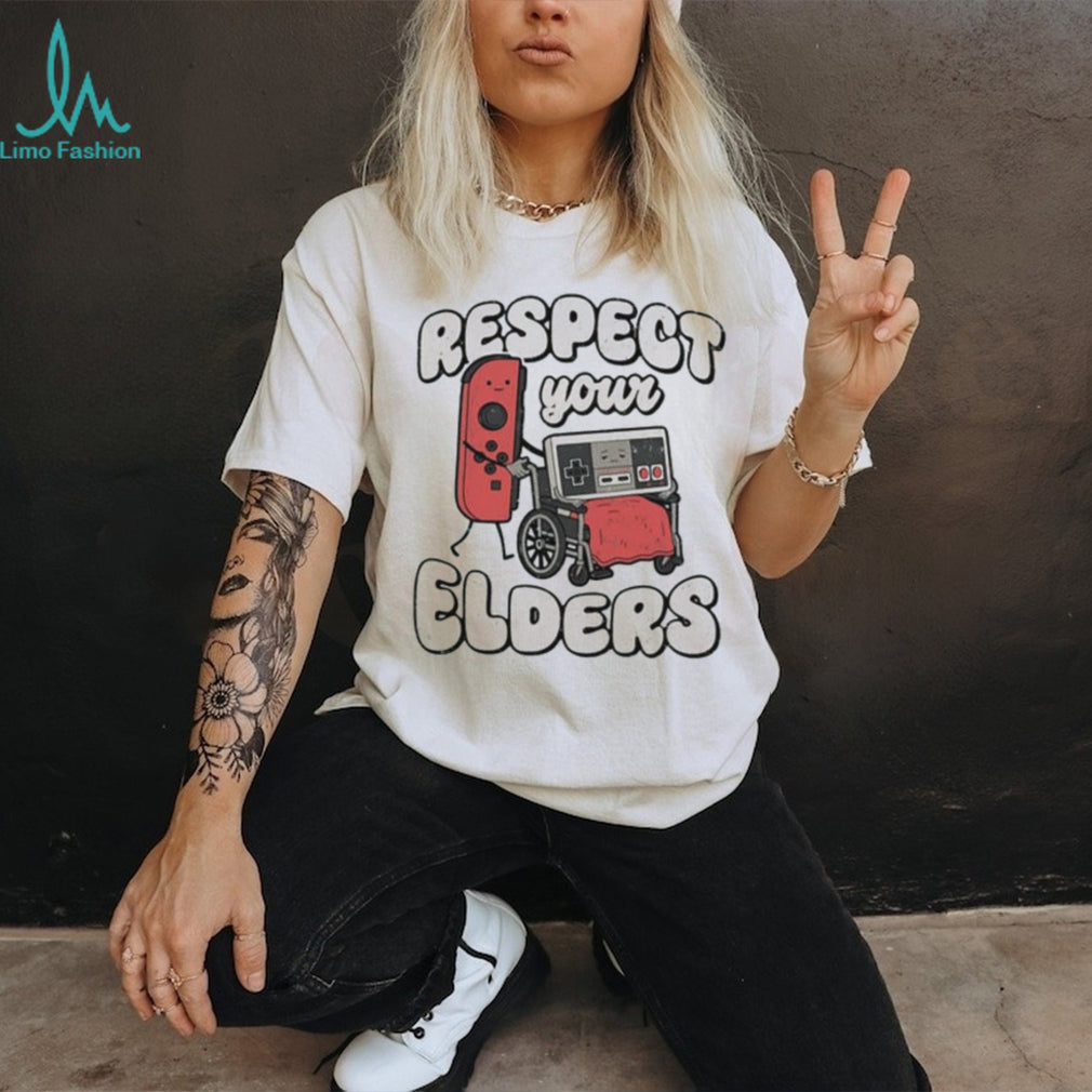 Respect your elders console game shirt