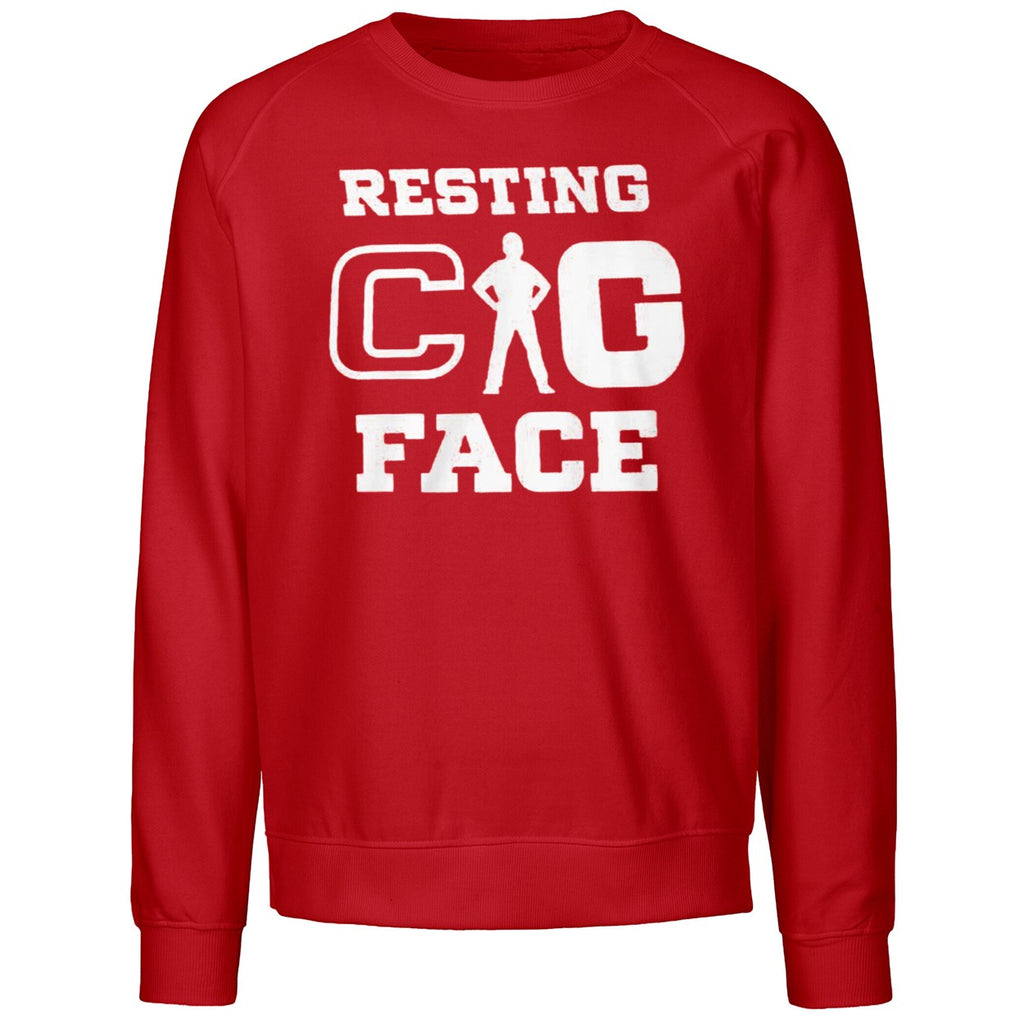 Resting Cig Face Peach Bowl Shirt